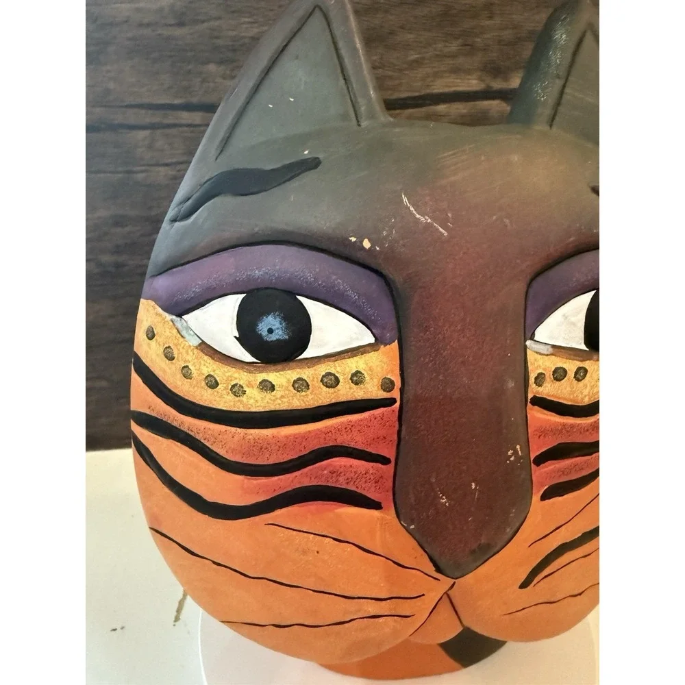 Penco‎ Industries Vintage Tribal Cat Vase.